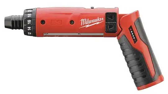 power screwdriver that changes from I-shape to L-shape