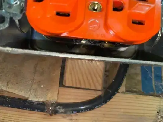 Bottom of Outlet Box