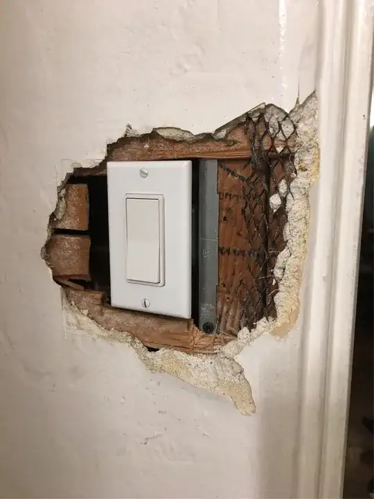 Damaged Plaster Corner