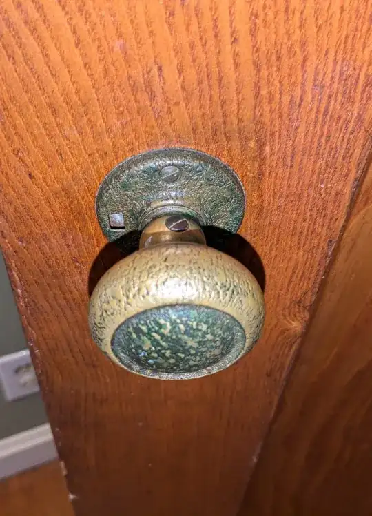 old privacy door knob _ other side