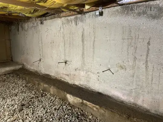 Wet foundation footing