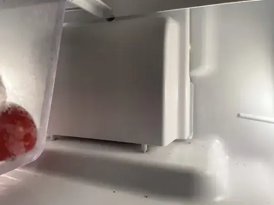 Place that could possibly be an inlet for the upper circulation vent?