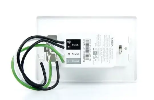 Belkin WeMo Back Wiring
