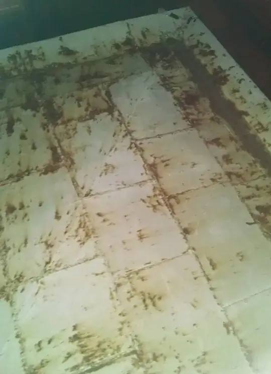 Rusty roof and seems