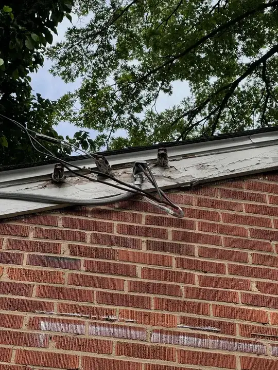 Picture of service connection point