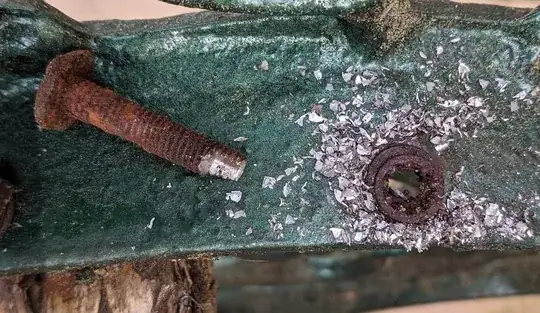 drilled bolt
