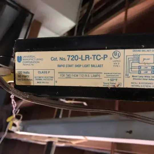 Universal Manufacturing Corp. Cat. No. 720-LR-TC-P