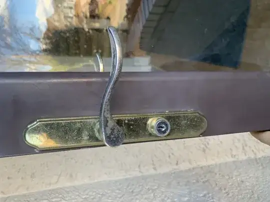 the latch from outside