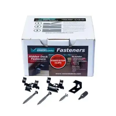 Home Depot item 525072 <!-- From http://www.homedepot.com/p/Veranda-ArmorGuard-Hidden-Deck-Fastener-Kit-BKT-BRD-VER-HF-C90/202671704 -->