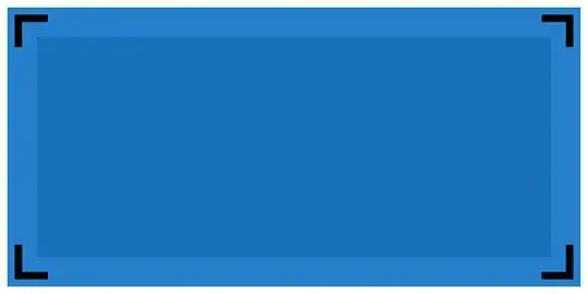 Basic diagram of air-hockey table with velcro at the corners