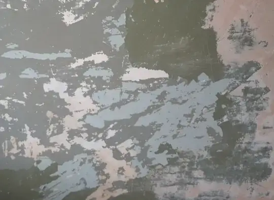 photo of painted area of wall