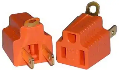 3-prong to 2-prong adapter