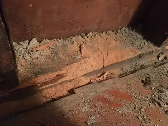 Before I cleaned up the wood powder