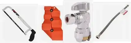 some plumbing parts, photos from homedepot.com