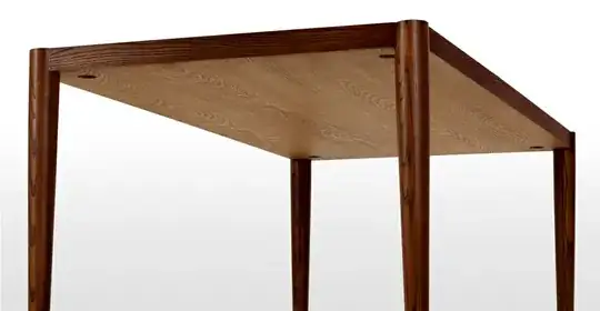Table view underside