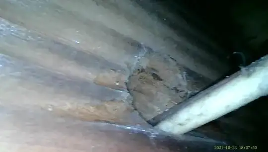 oversized hole for wire