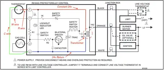 R8184G Wiring Schematic