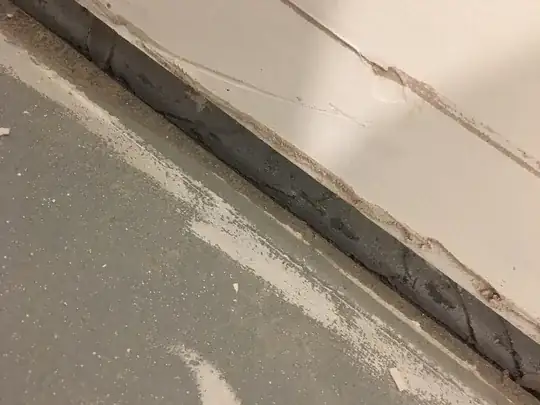 Cavity bottom of wall