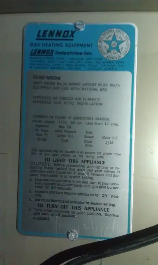 Furnace Label