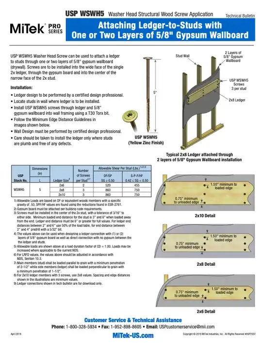 MiTek Technical Bulletin Screenshot