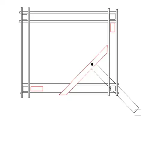 lousy drawing of beams and posts