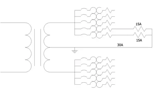 same leg, different breakers