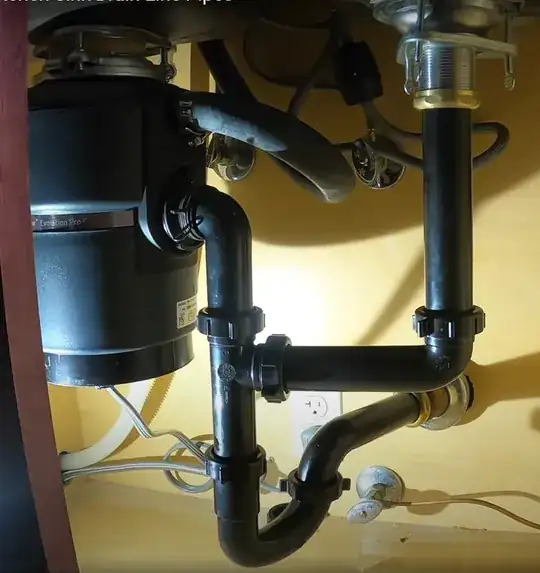 Solution 2: PP and slip-joints p-trap assembly