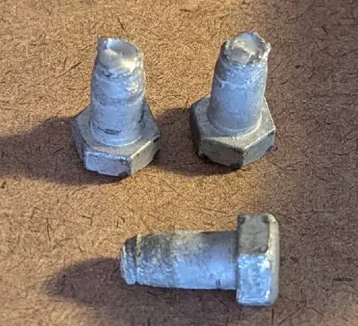 snapped 3/8" lag bolts
