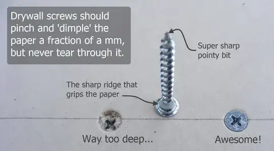 how to: drywall screws