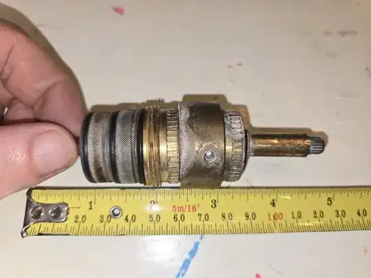 Unidentified mixing valve cartridge