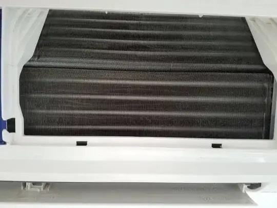 Here's the evaporator coil