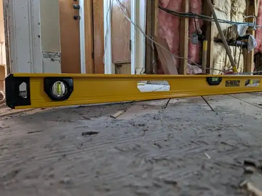 Out of Level Subfloor