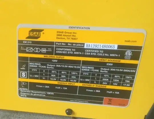 My ESAB wire welder I just got last month