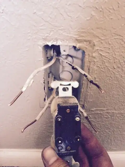 outlet and old socket