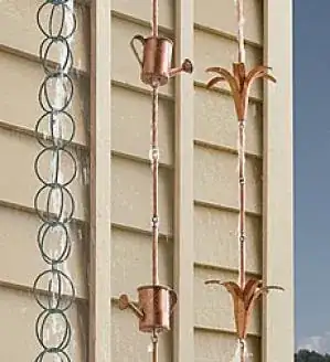 Downspout chains