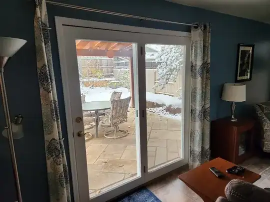 Overall look at the door