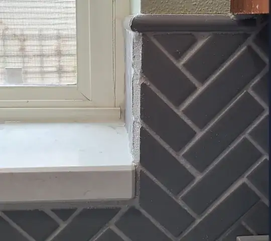 Right side of window, from front