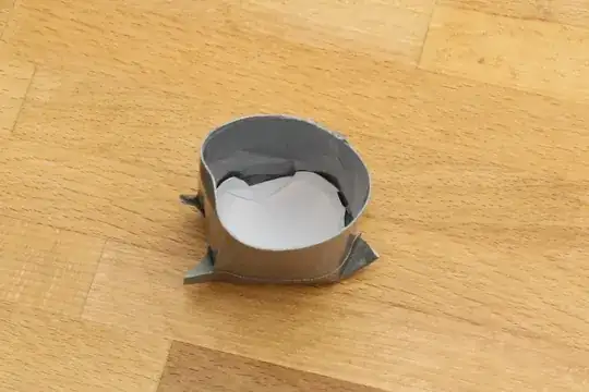 finished product from above it