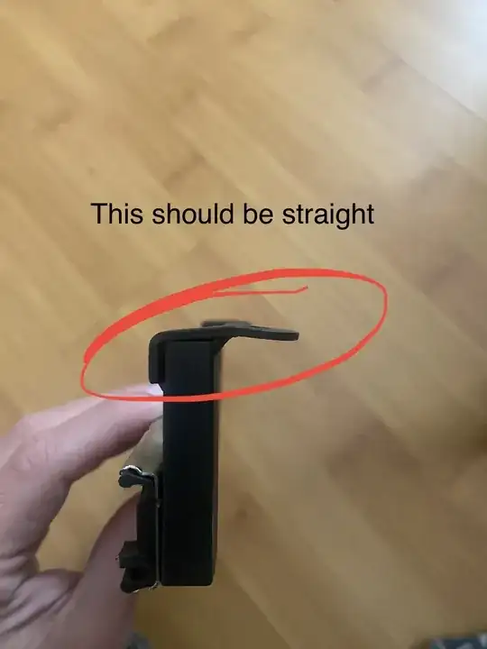 Metal bracket with bent arm