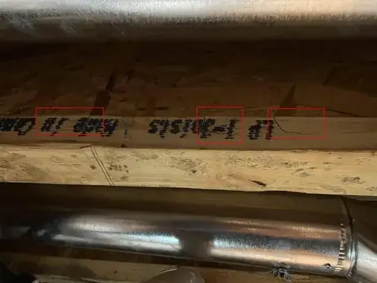 Bottom flange sideways