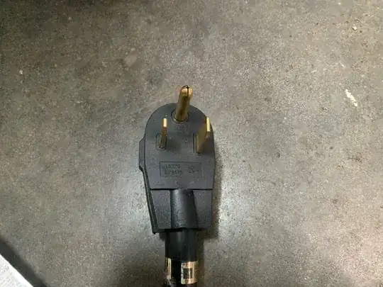 plug end of cable--just like ARC welder