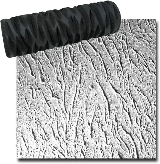 treebark texture roller cover
