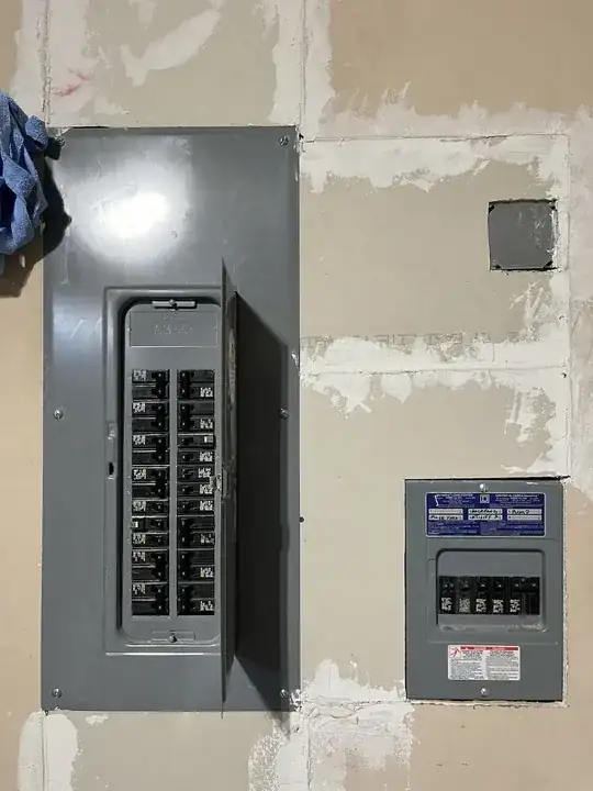 circuit breaker with subpanel