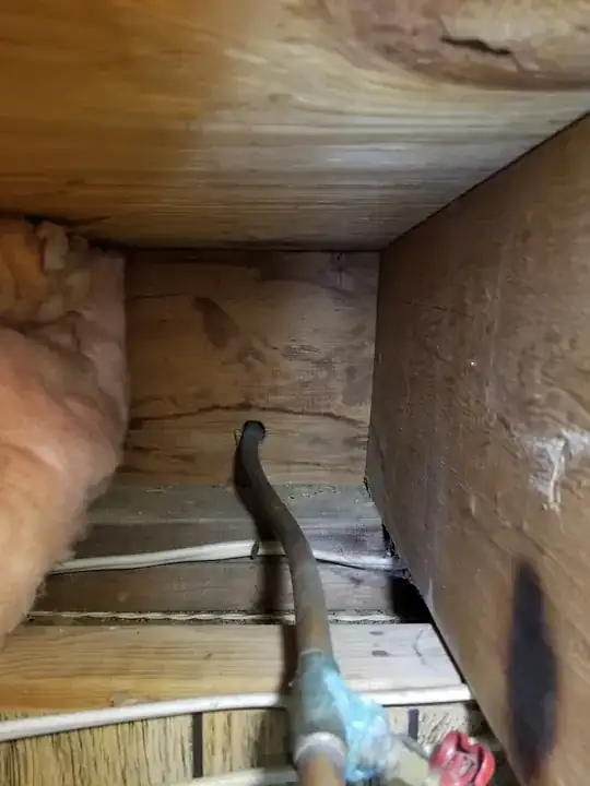 Bent pipe to accommodate connections