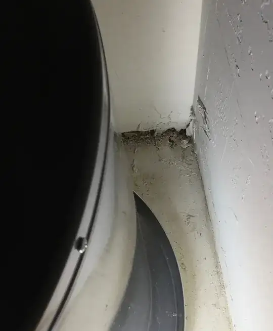 holes behind water tank