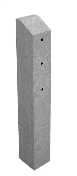 Concrete spur post