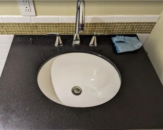 Top of Bathroom Sink