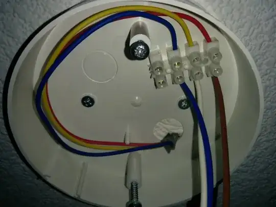 Alarm wiring photo