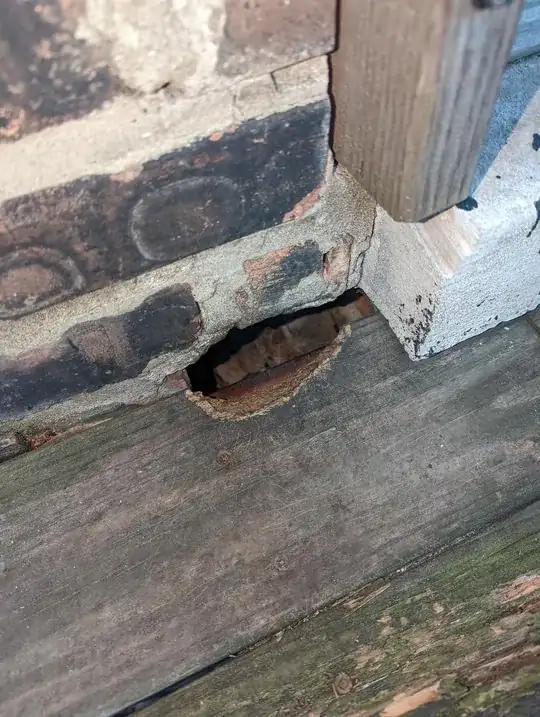 Photo of the hole