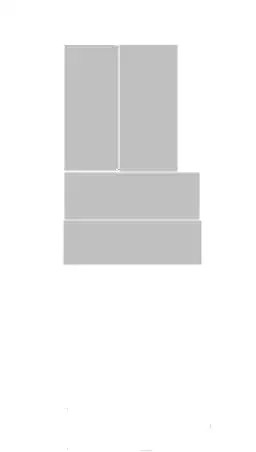 perpendicular 2x4 wall doubled studs top view